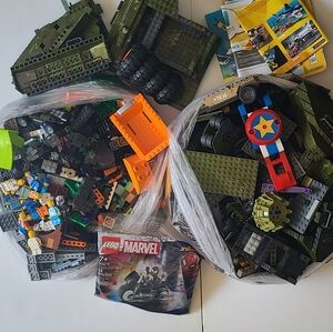 Bulk Lot 11 lbs. of LEGO, used/sealed, Minifigs, and other bricks